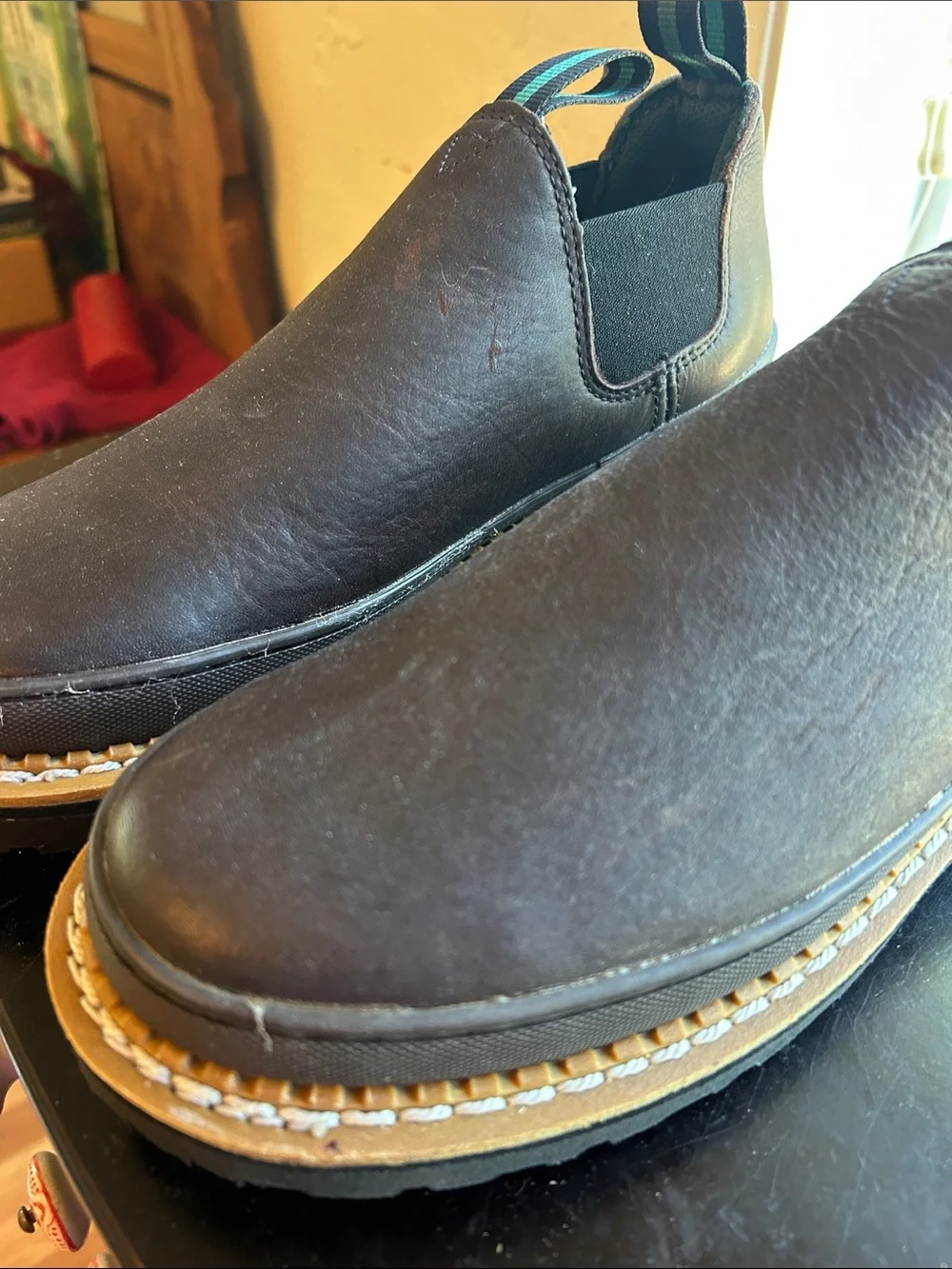 Georgia Boot brown Giant Romeo boot size 7